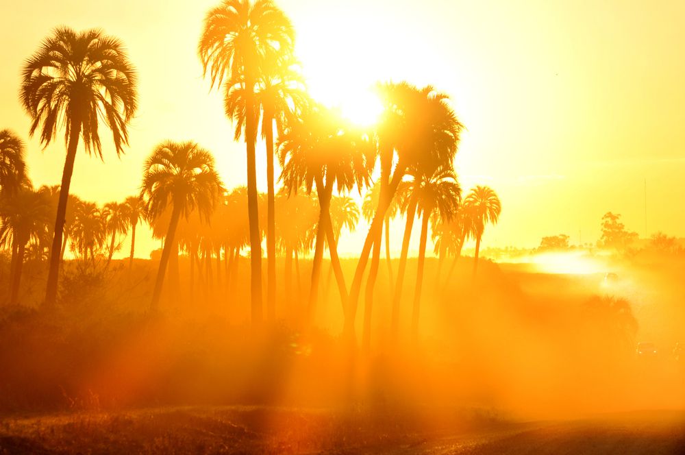 Hot sun