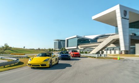 Porche driving in Atlanta